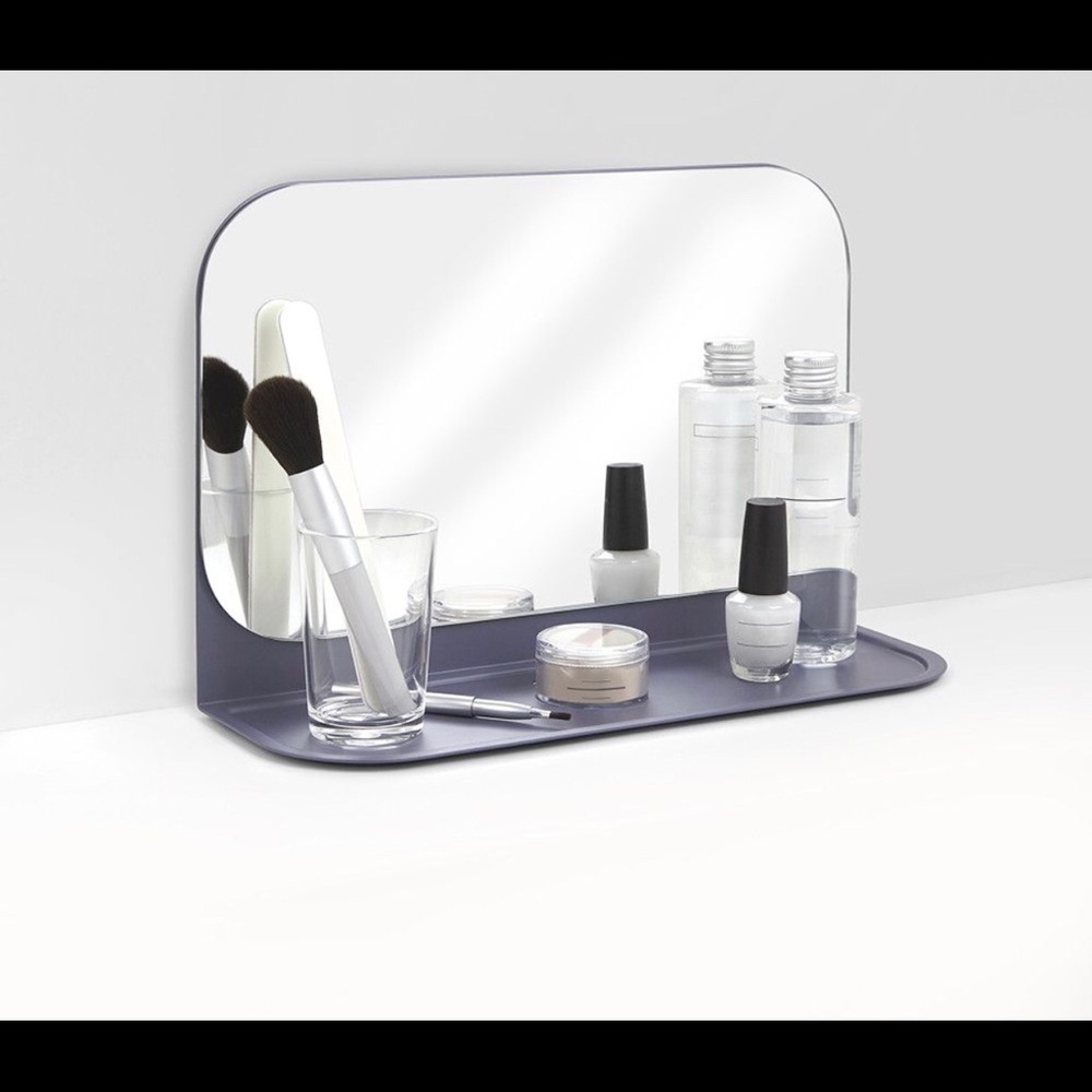 Mirror shelf  makeup home decor new never used